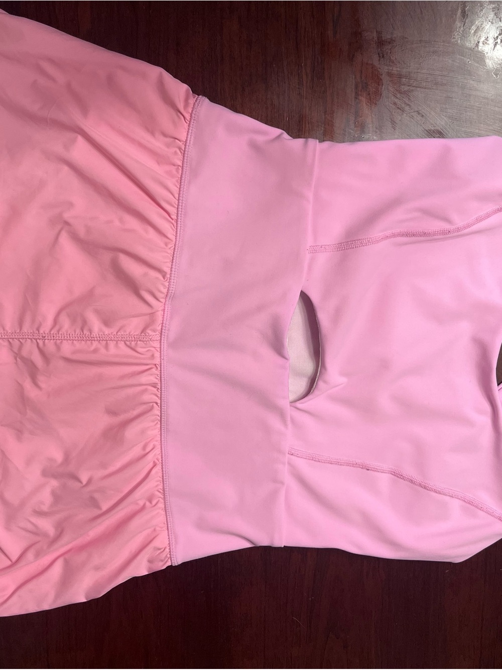 Free People Light Pink Athletic Skort with Built-In Shorts